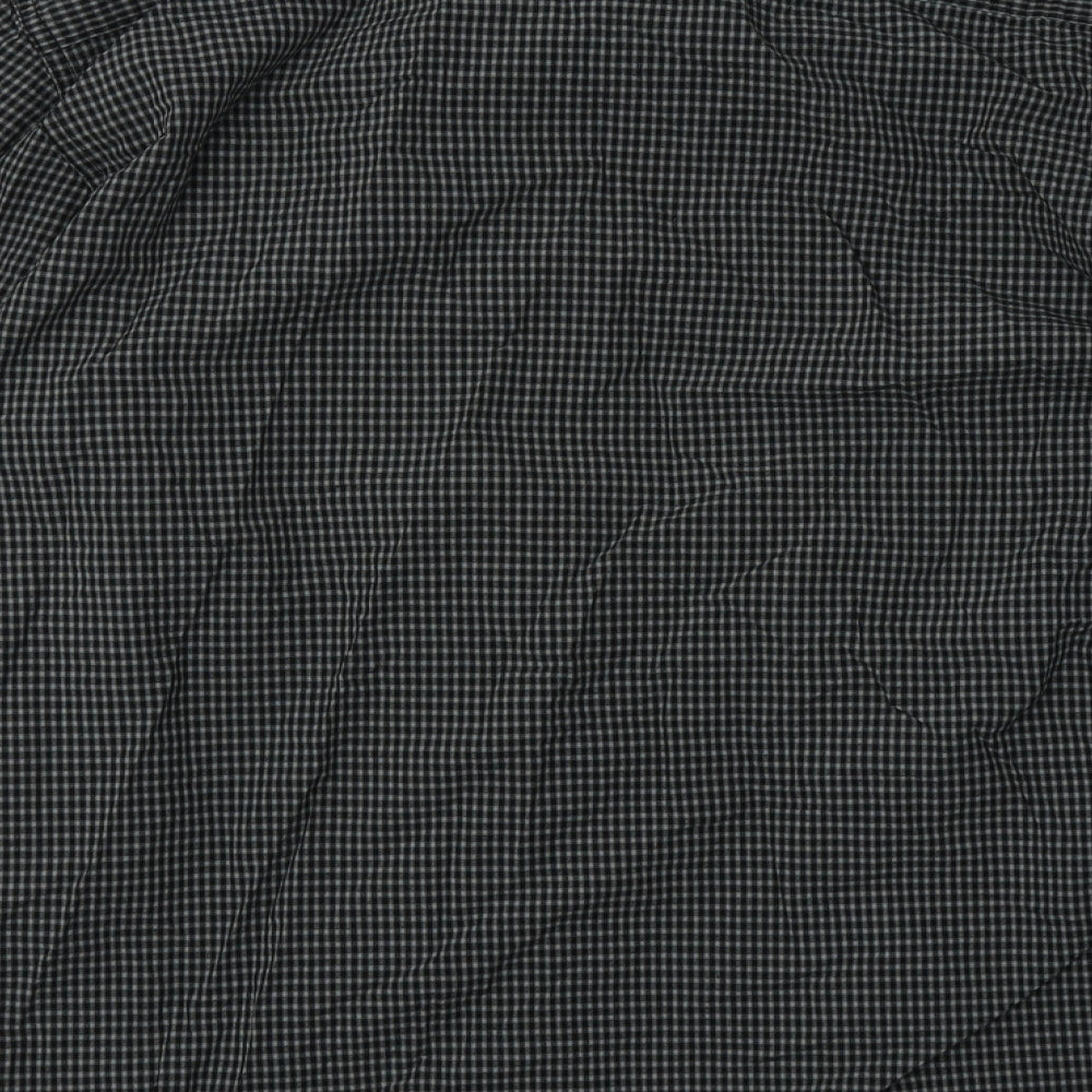 Mens UK Size S Old Navy Black Button-Up Long Sleeve Casual Shirt