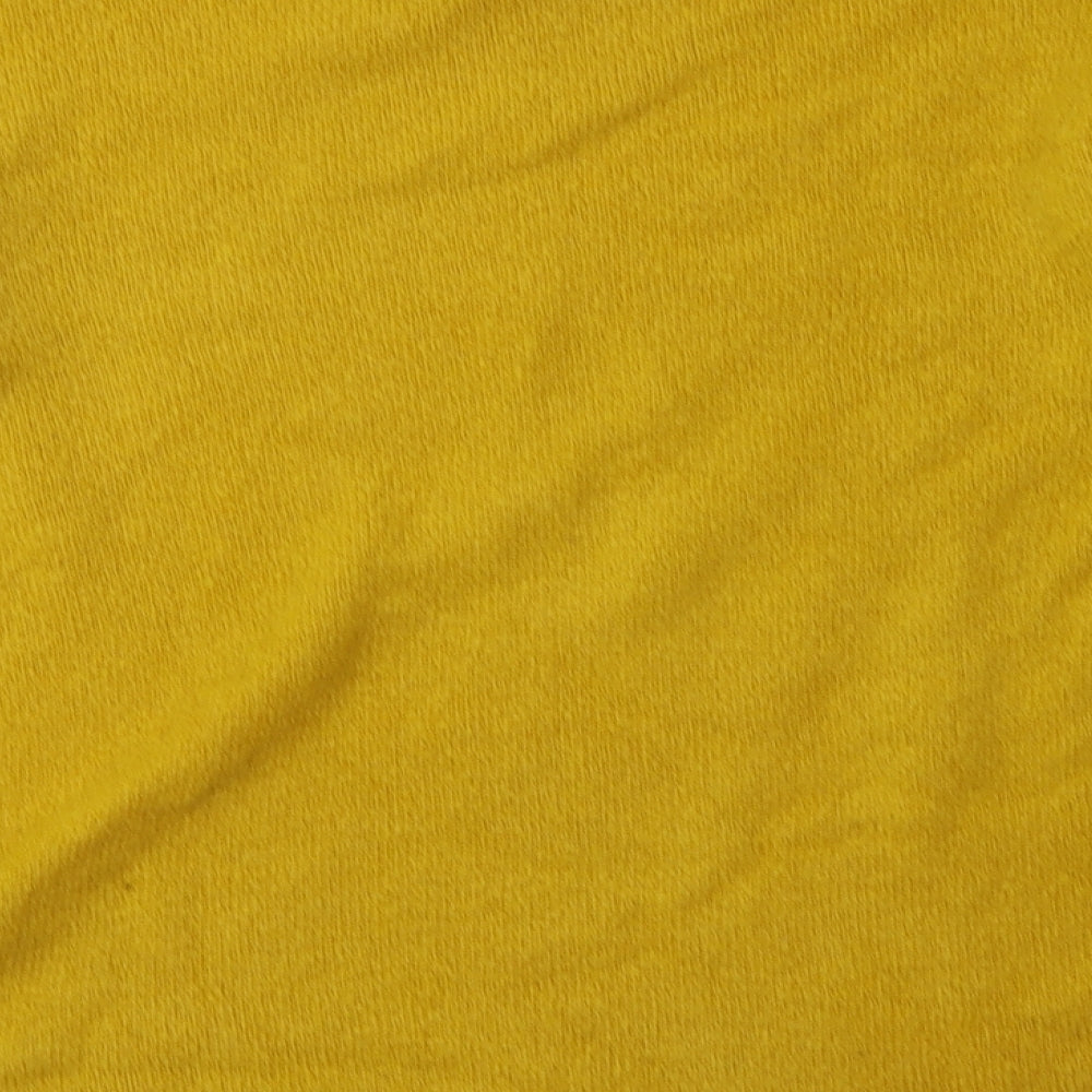 Womens UK Size S Marks and Spencer Yellow Pullover Sweatshirt