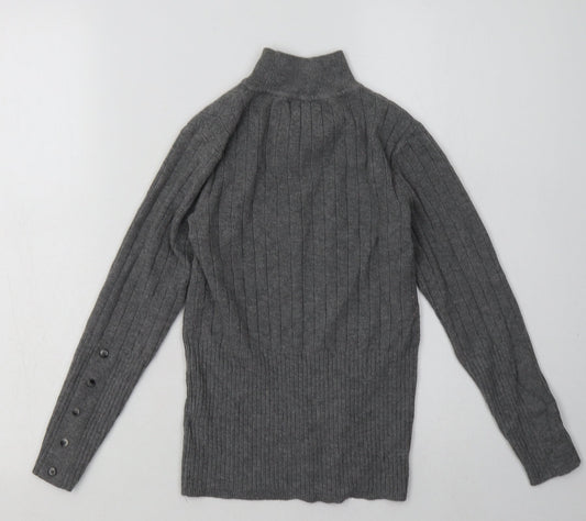 Womens UK Size 6 Marks and Spencer Grey Pullover Sweatshirt