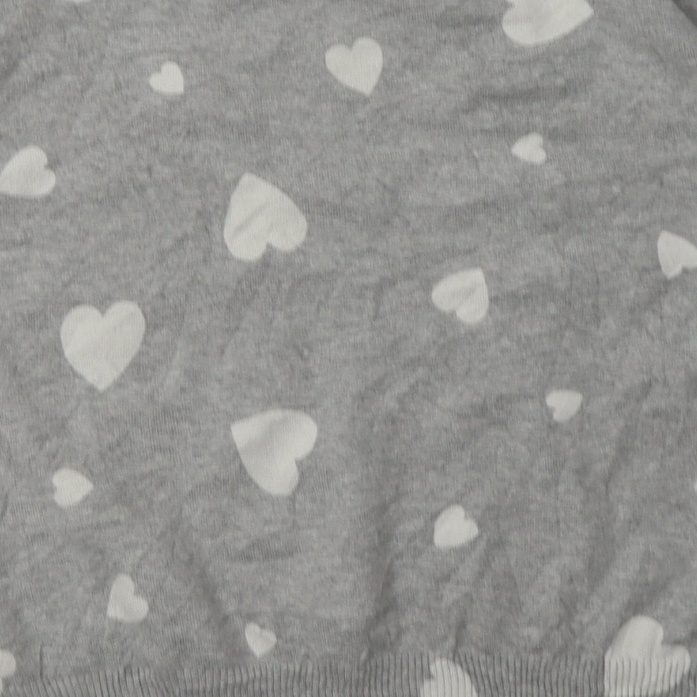 Womens UK Size M Marks and Spencer Grey Pullover Sweatshirt
