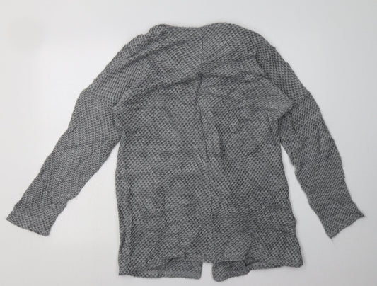 Womens UK Size 10 River Island Grey Cardigan Jumper