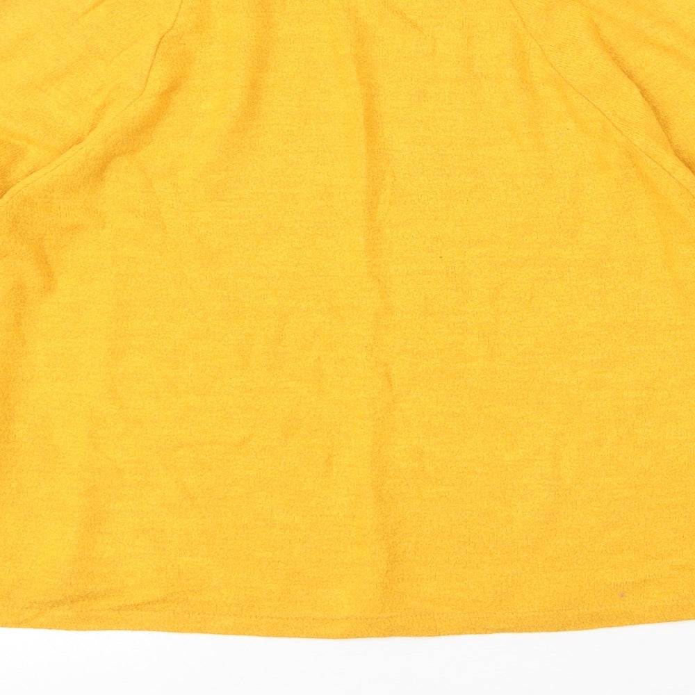 Womens UK Size S H&M Yellow Pullover Jumper