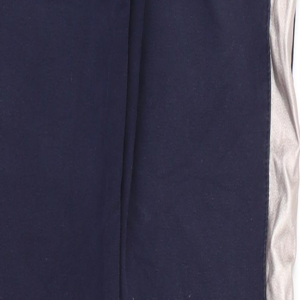 Preworn Boys Blue Cotton Sweatpants Trousers Size M L25 in Regular Drawstring