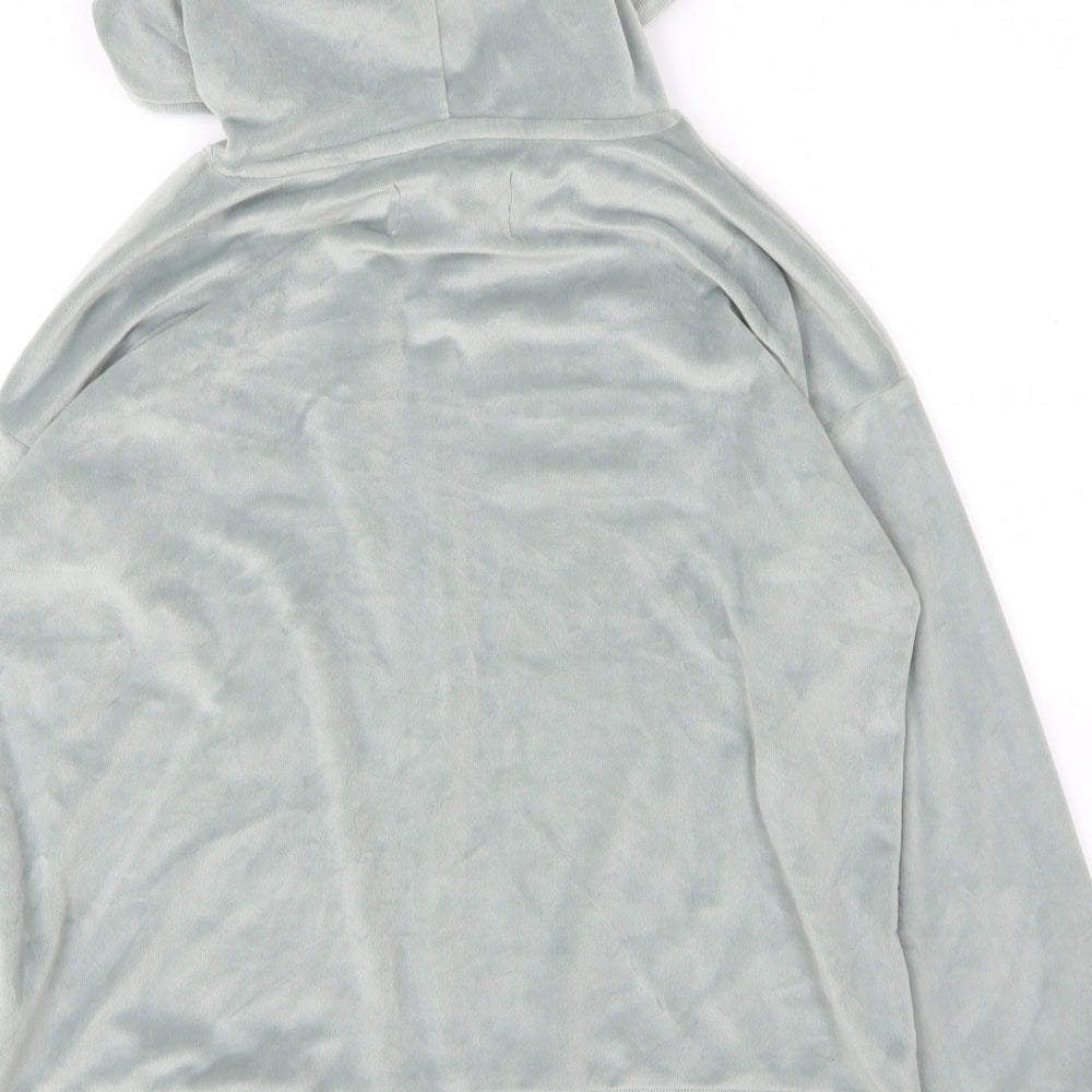 George Womens Green High Neck Polyester Pullover Jumper Size 12