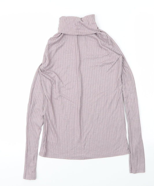 Womens UK Size 6 NEXT Purple Basic T-Shirt