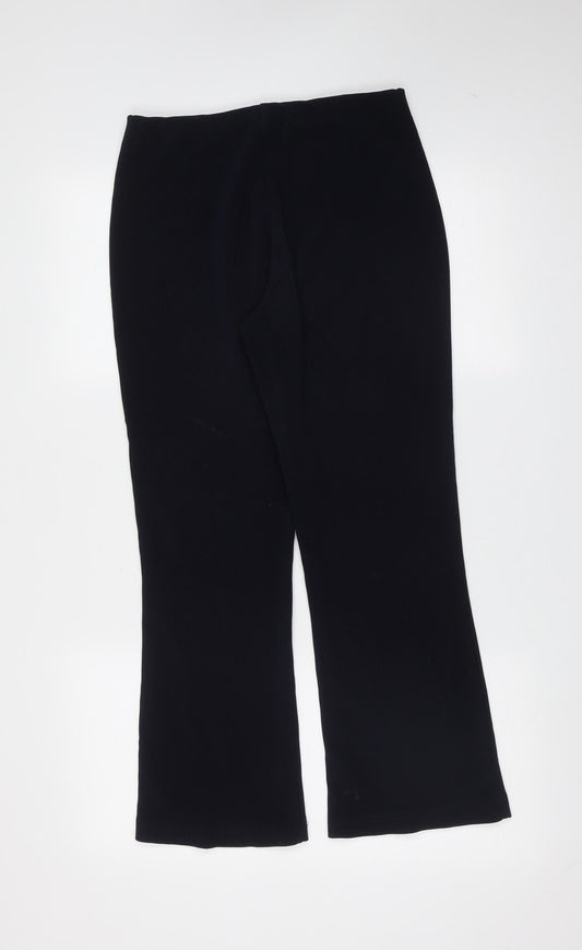 Womens UK Size 12 xe Regular Fit Blue Trousers