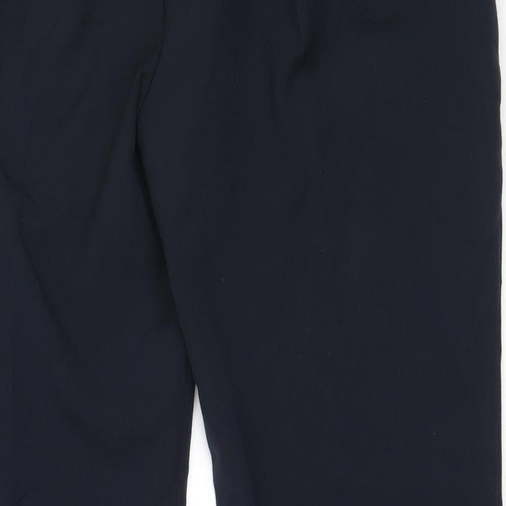 Womens UK Size 10 Marks and Spencer Regular Fit Blue Trousers