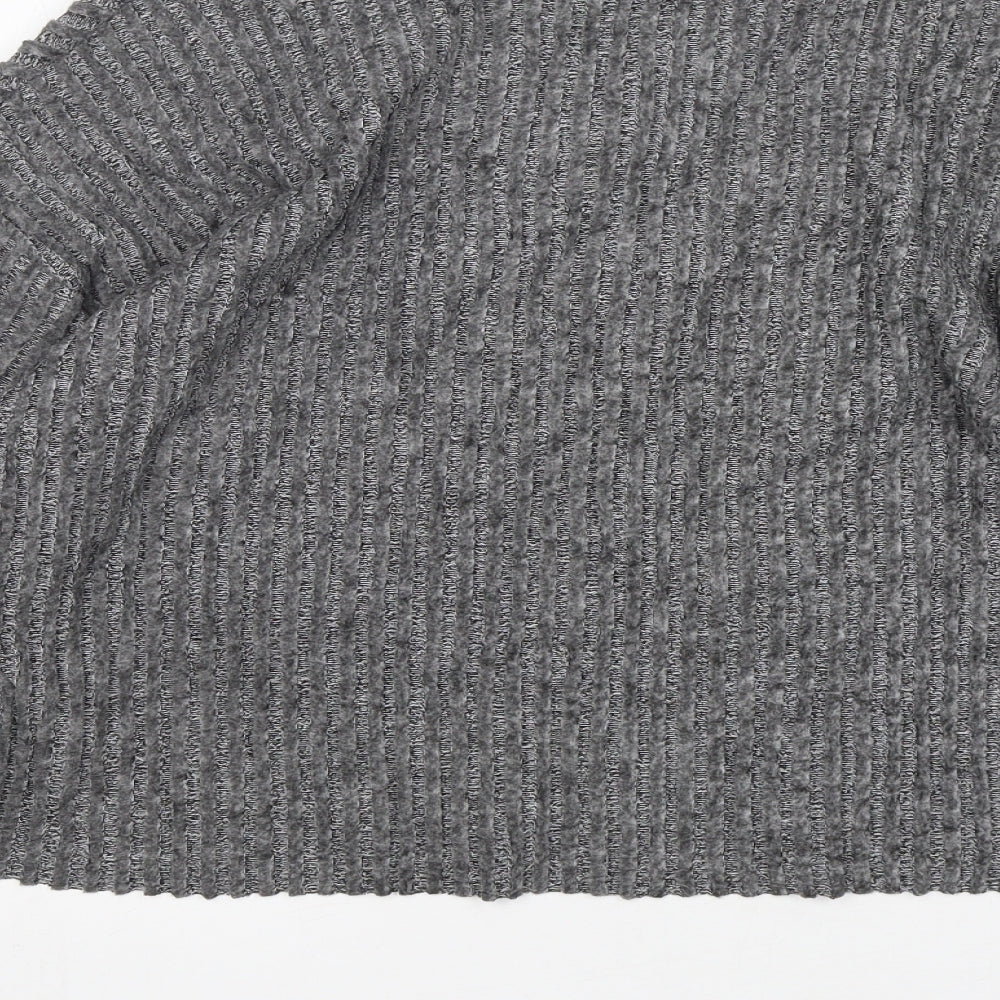 Womens UK Size S Zara Grey Pullover Jumper