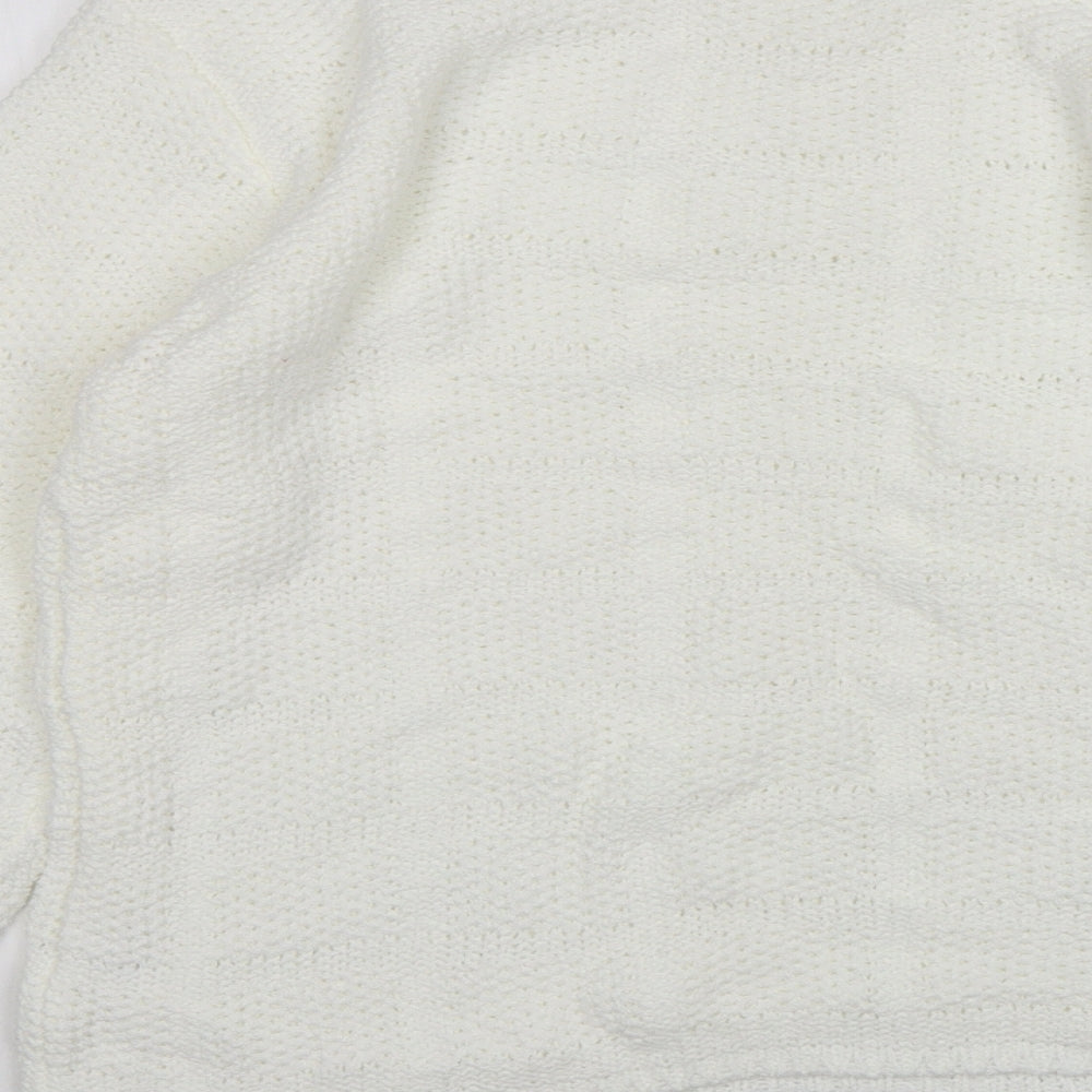 Womens UK Size L Para White Pullover Jumper