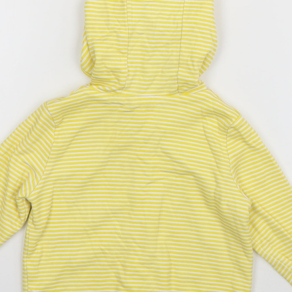 Lupilu Baby Yellow Striped Jacket Size 6-9 Months Snap