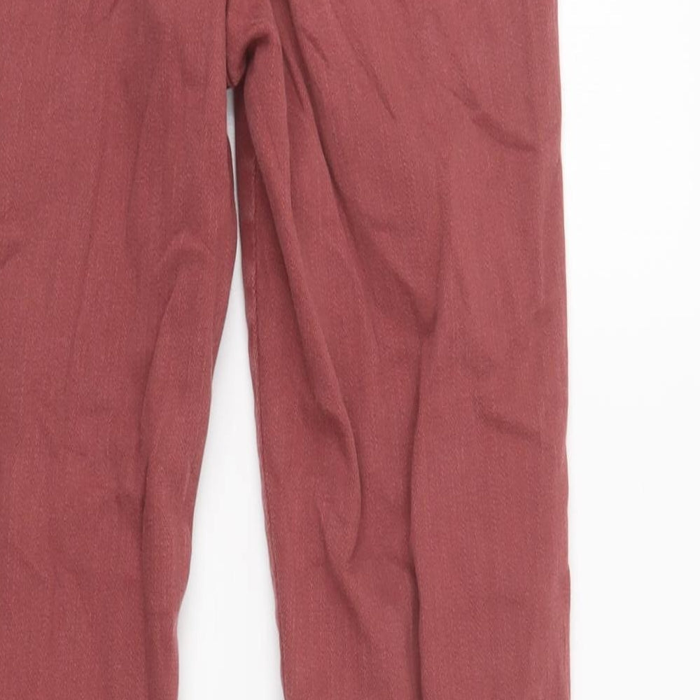 Womens UK Size 27 Sisley Regular Fit Skinny Pink Jeans