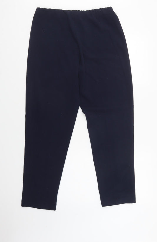 Autonomy Womens Blue Polyester Dress Pants Trousers Size 12 L31 in Regular