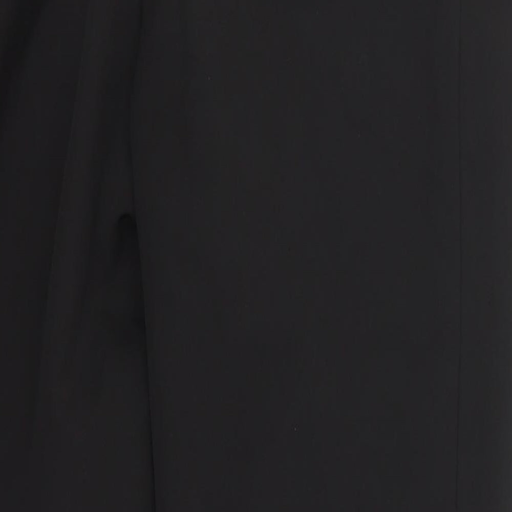 New Look Womens Black Polyester Trousers Size 10 L25 in Regular