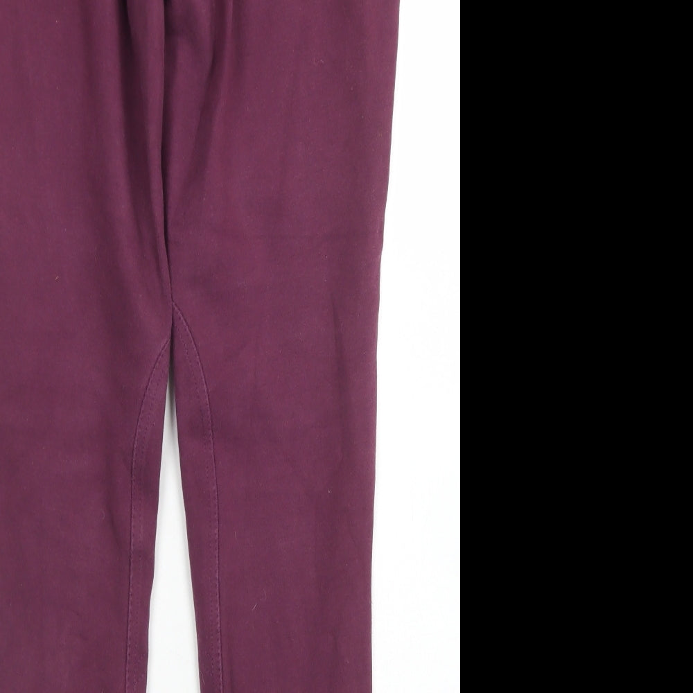 Womens UK Size 18 Dublin Regular Fit Chino Purple Trousers