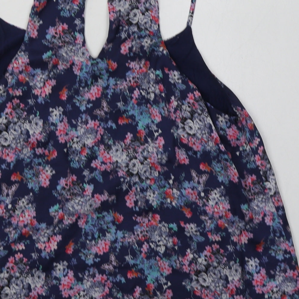 Womens UK Size S Oasis Purple Basic Tank