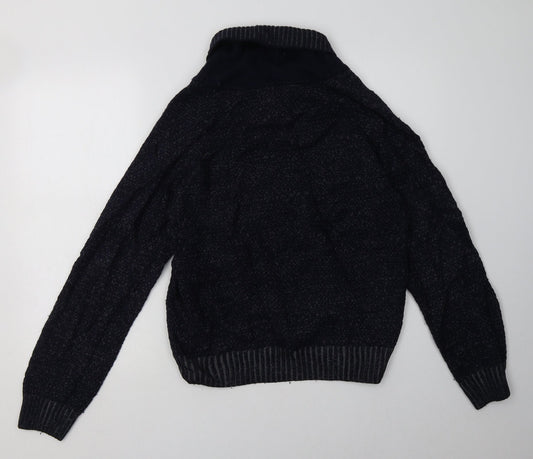 Mens UK Size M Marks and Spencer Blue Pullover Sweatshirt