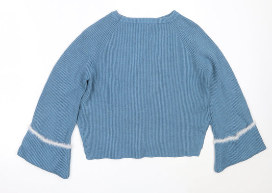 Womens UK Size S New Look Blue Pullover Jumper