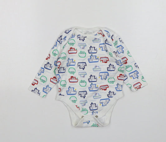F&F Boys Multicoloured Cotton Leotard One-Piece Size 3-6 Months