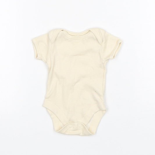 George Baby Beige Cotton Leotard One-Piece Size Newborn