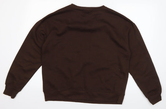 Womens UK Size 10 Disney Brown Pullover Sweatshirt