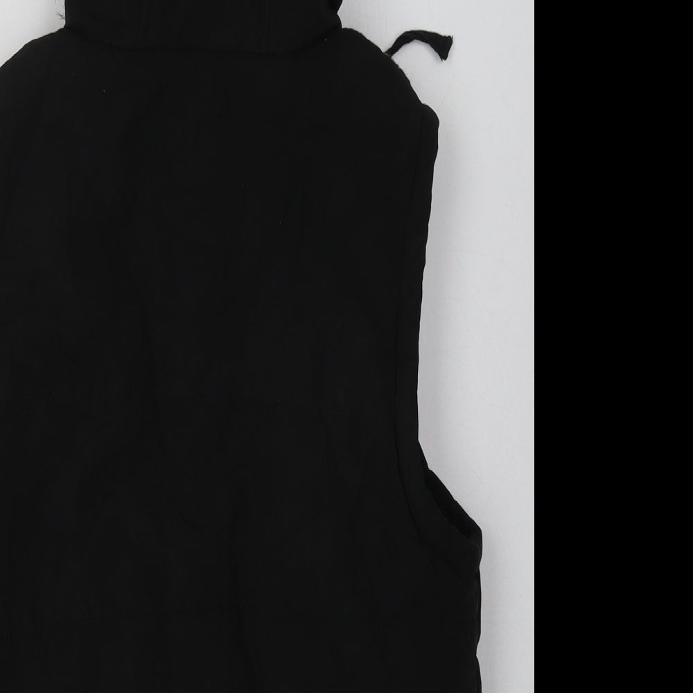 Primark Womens Black Gilet Jacket Size 12 Zip