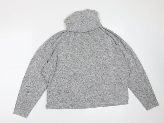 Primark Womens Grey Roll Neck Polyester Pullover Jumper Size S