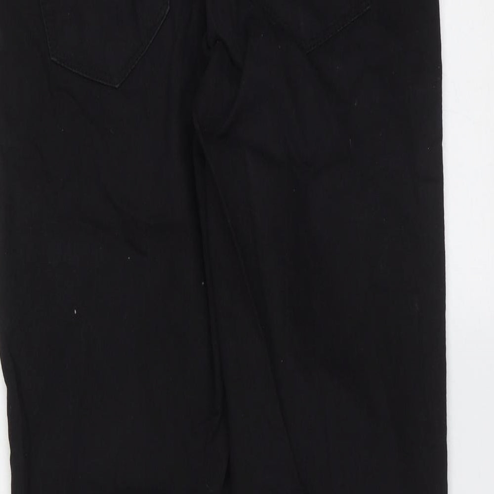 Primark Womens Black Cotton Jegging Jeans Size 10 L26 in Extra-Slim