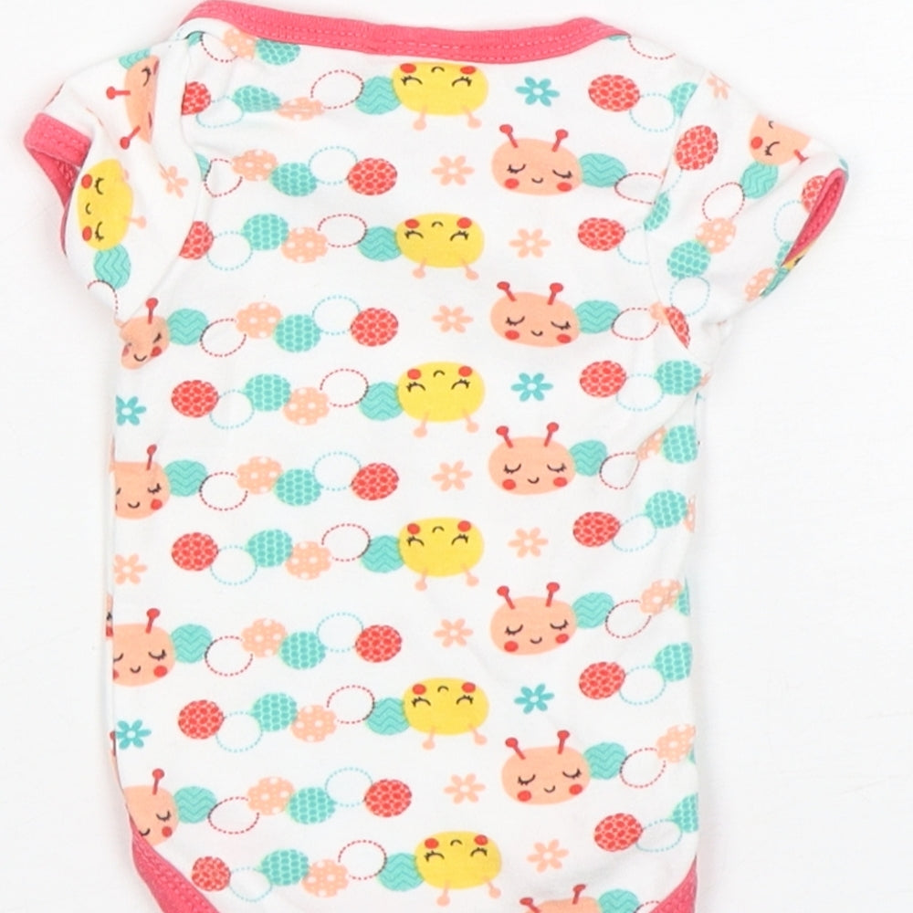 Chick Pea Girls Multicoloured Polka Dot Cotton Leotard One-Piece Size 0-3 Months