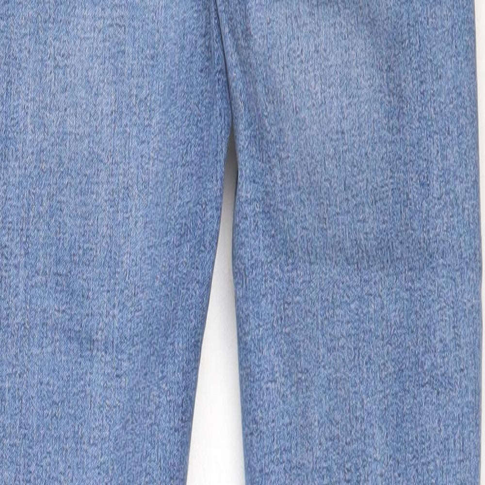Topshop Womens Blue Cotton Skinny Jeans Size 25 in L25 in Regular