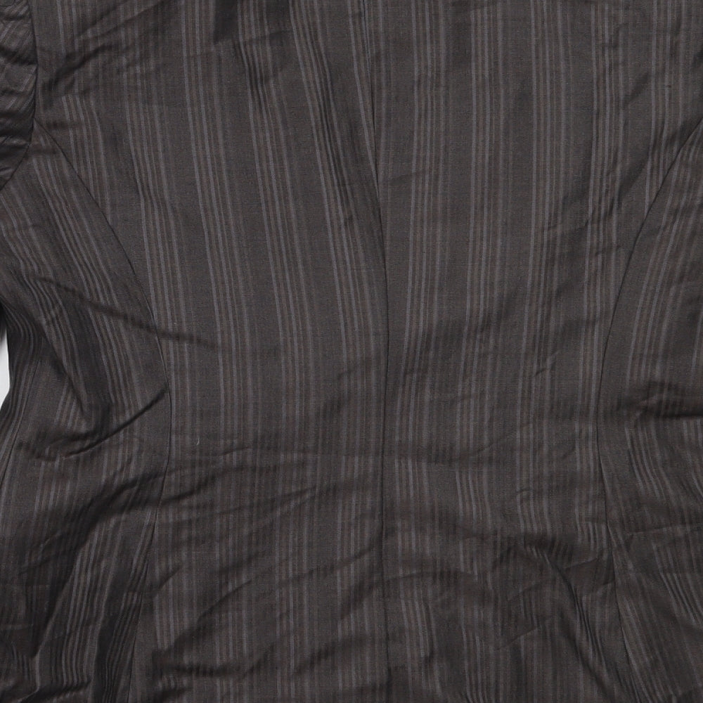 NEXT Womens Black Wool Jacket Blazer Size 12