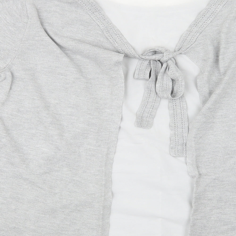 Womens UK Size 8 Dorothy Perkins Grey Pullover Jumper