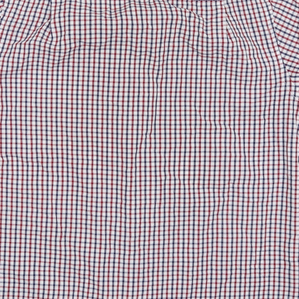 Mens UK Size L Cedar Wood State Multicoloured Button-Up Long Sleeve Casual Shir