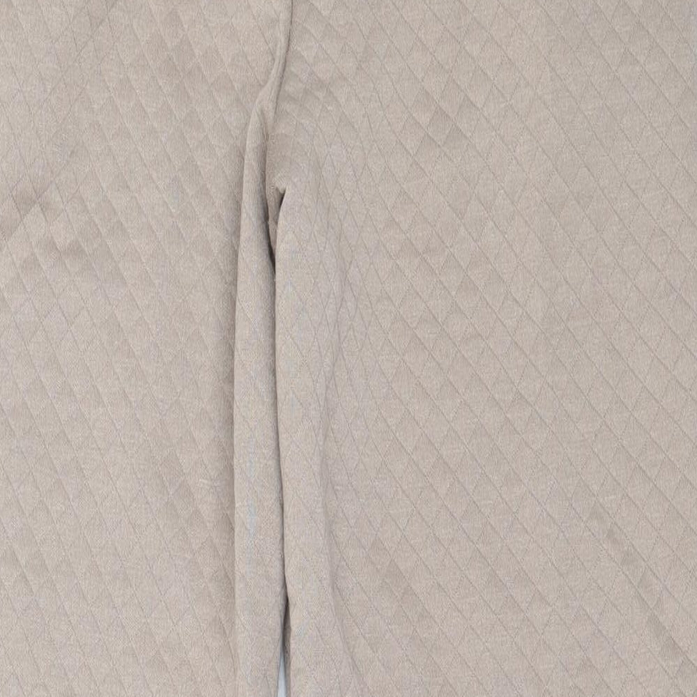 Street Collective Womens Beige Polyester Jogger Trousers Size 8 L27.5 in Regular