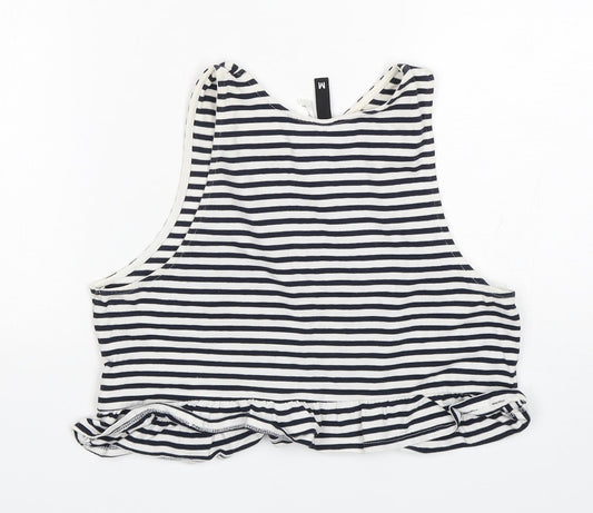 Womens UK Size M H&M Multicoloured Basic Tank