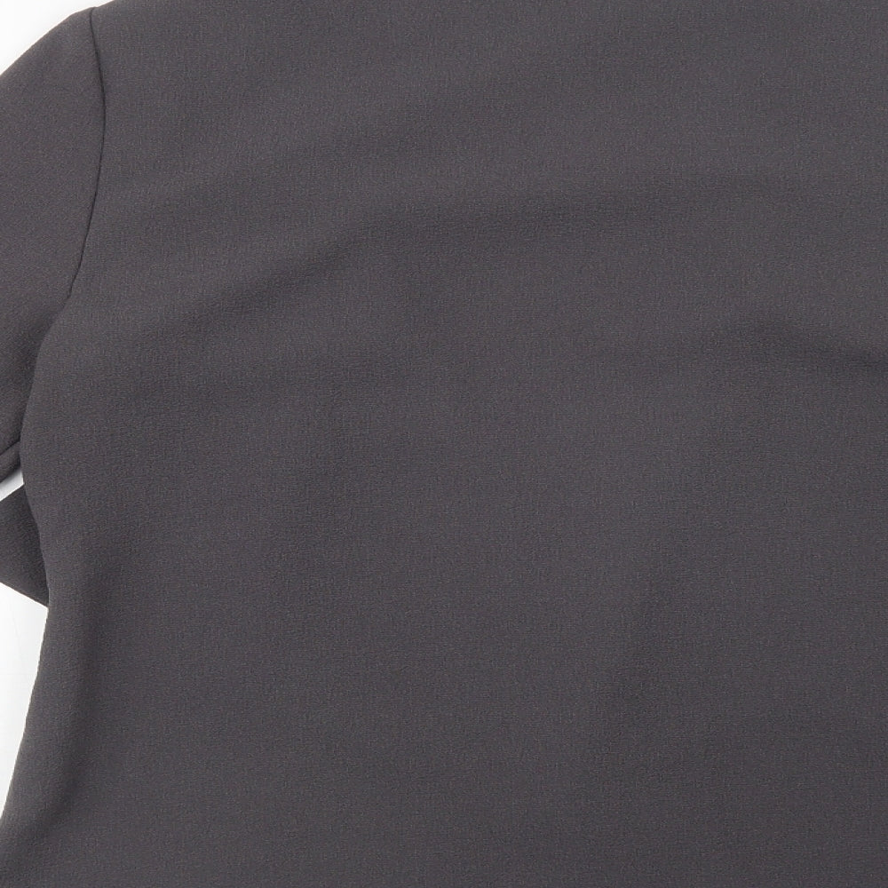 George Womens Grey Overcoat Blazer Size 10