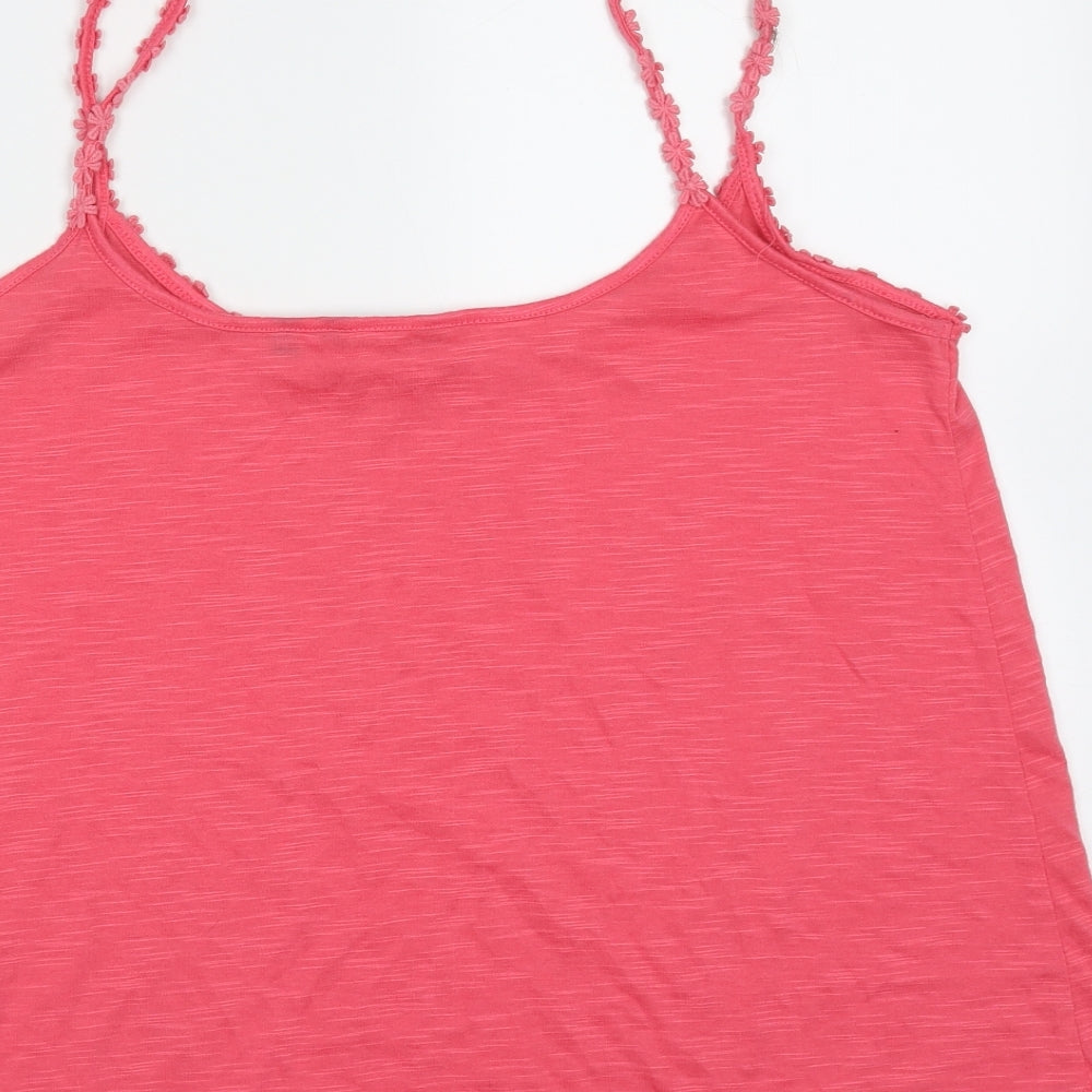 Womens UK Size 12 New Look Pink Camisole T-Shirt