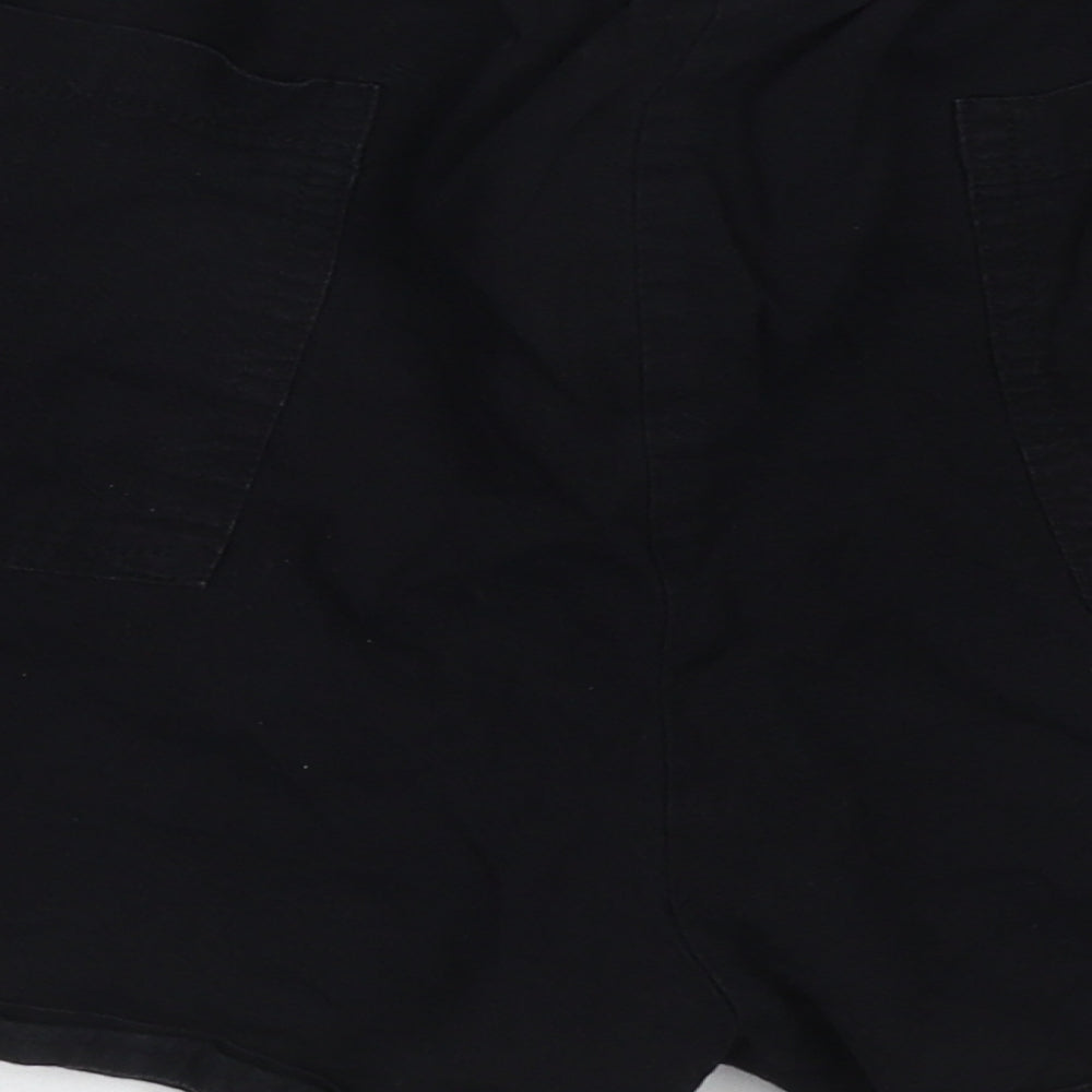 Yidarton Womens Black Cotton Cargo Leggings Size 34
