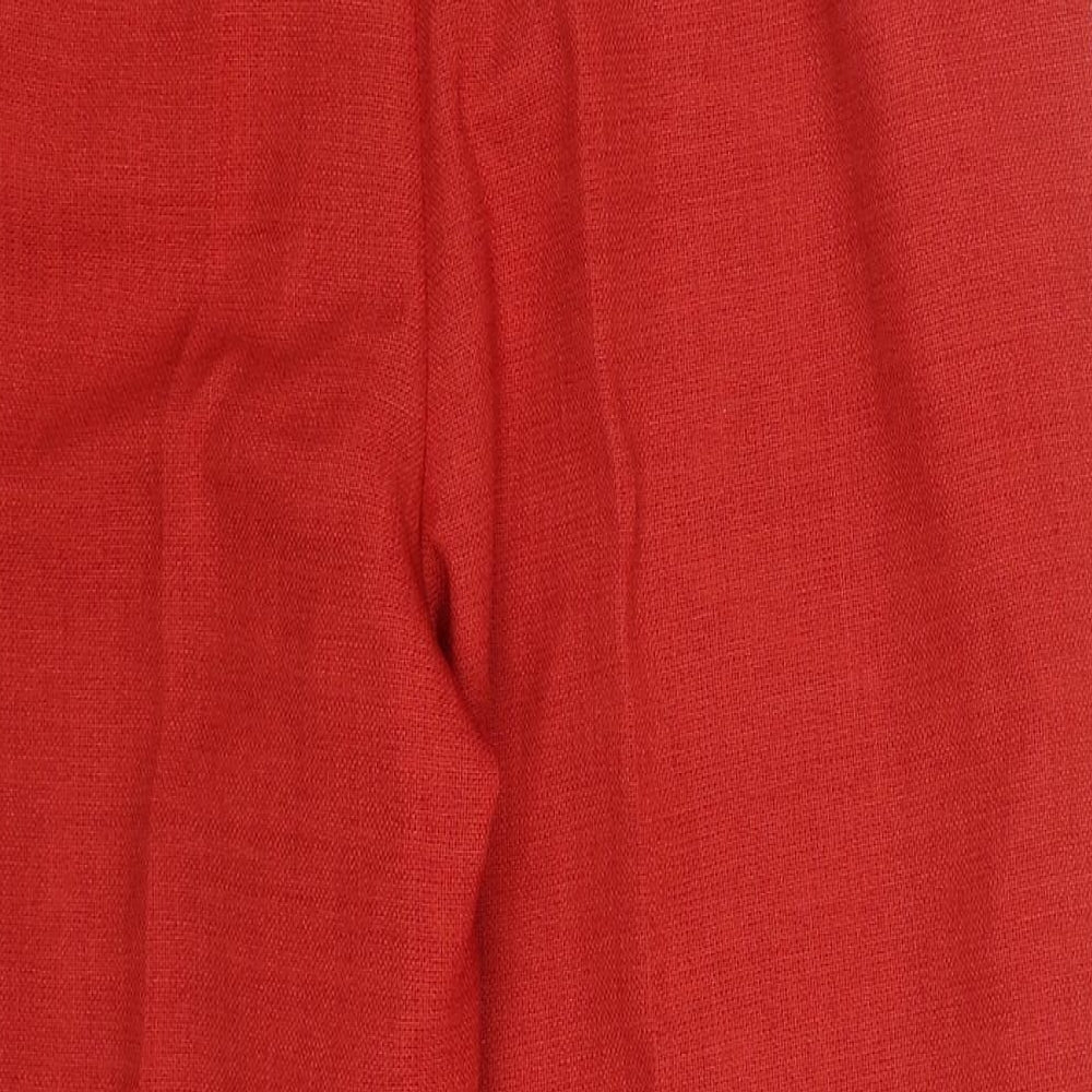 Womens UK Size 30 in Gerry Weber Regular Fit Red Trousers