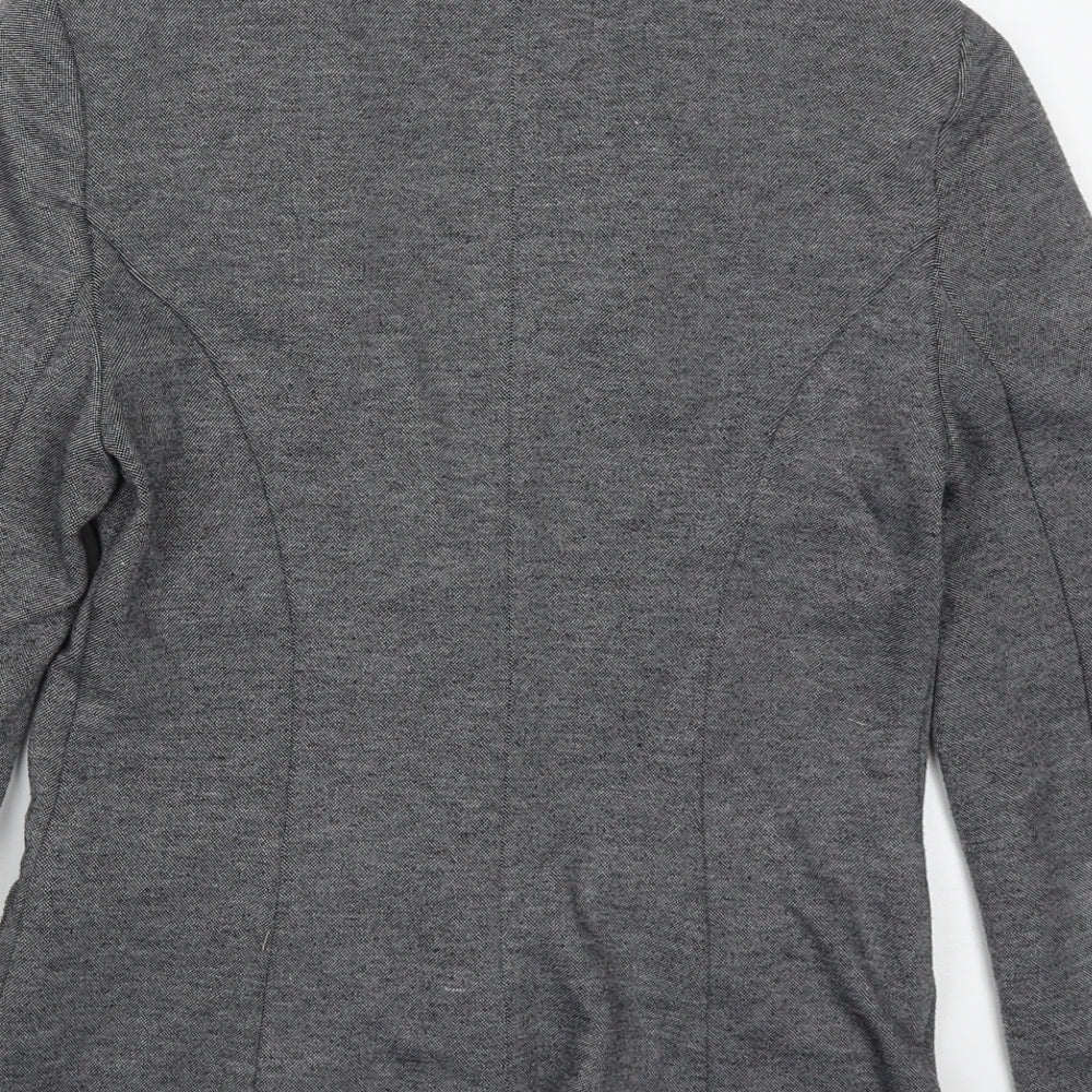 Atmosphere Womens Grey Polyester Jacket Blazer Size 10
