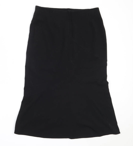 New Look Womens Black Polyester Straight & Pencil Skirt Size 10