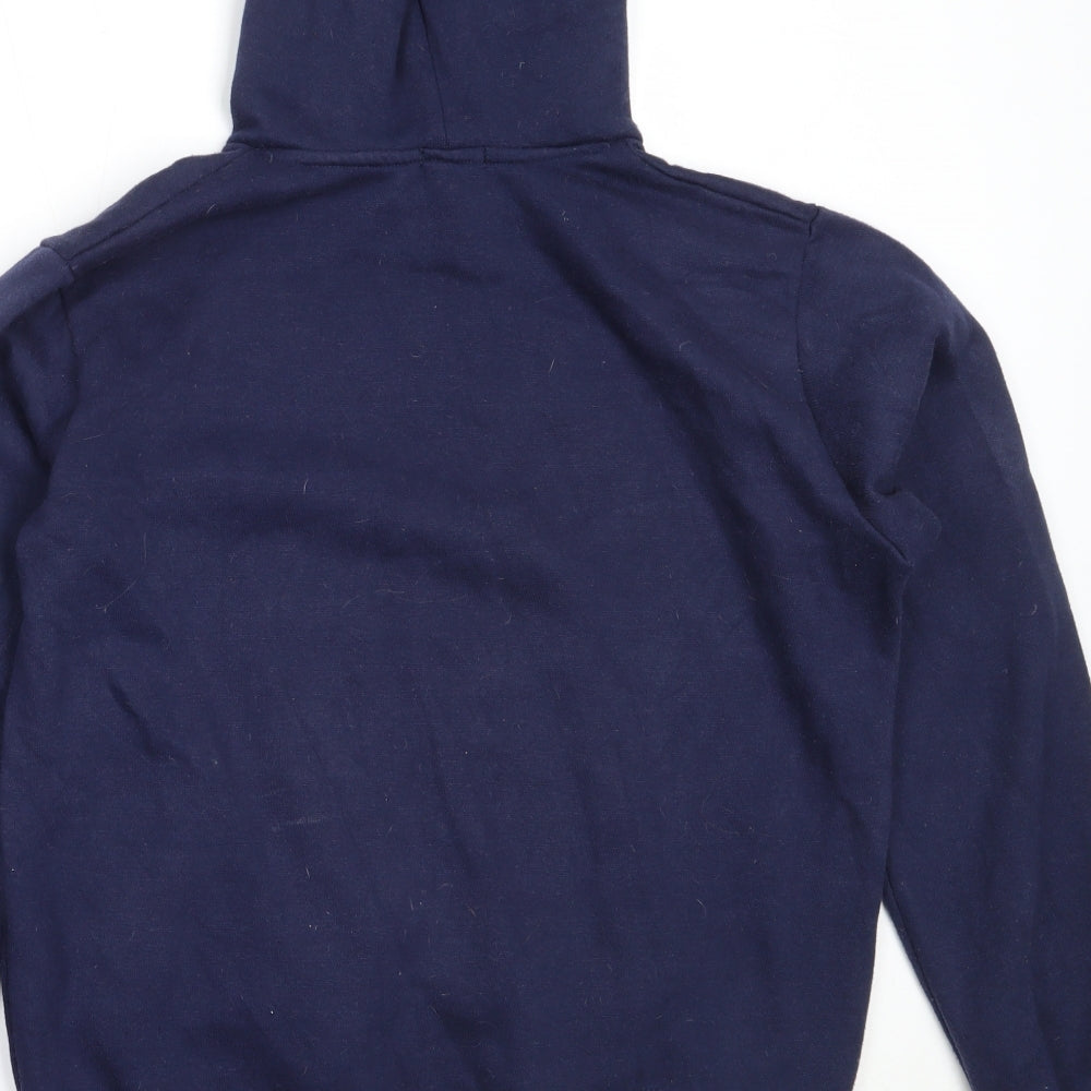 Womens UK Size M Boohoo Blue Pullover Hoodie