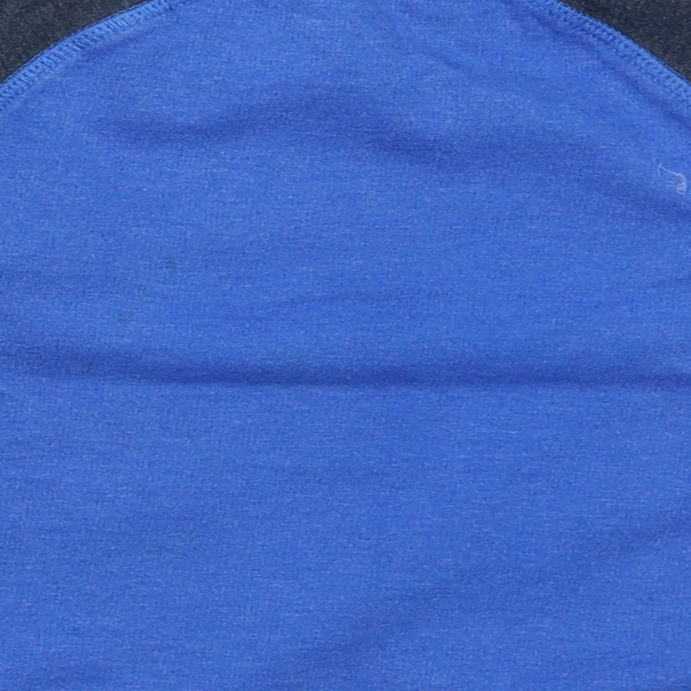 Brand and care label for George boys’ blue cotton pullover sweatshirt, size 2-3, years pullover - epic dude