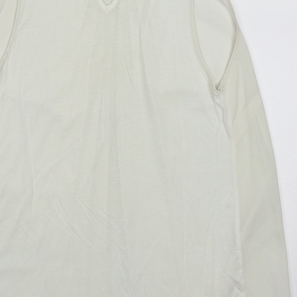 Womens UK Size M French Connection White Basic Tank