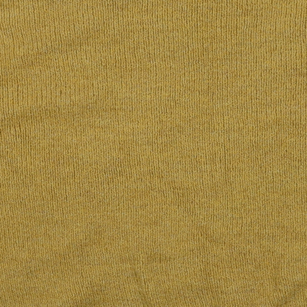 George Womens Yellow Polyester Pullover Sweatshirt Size M Pullover