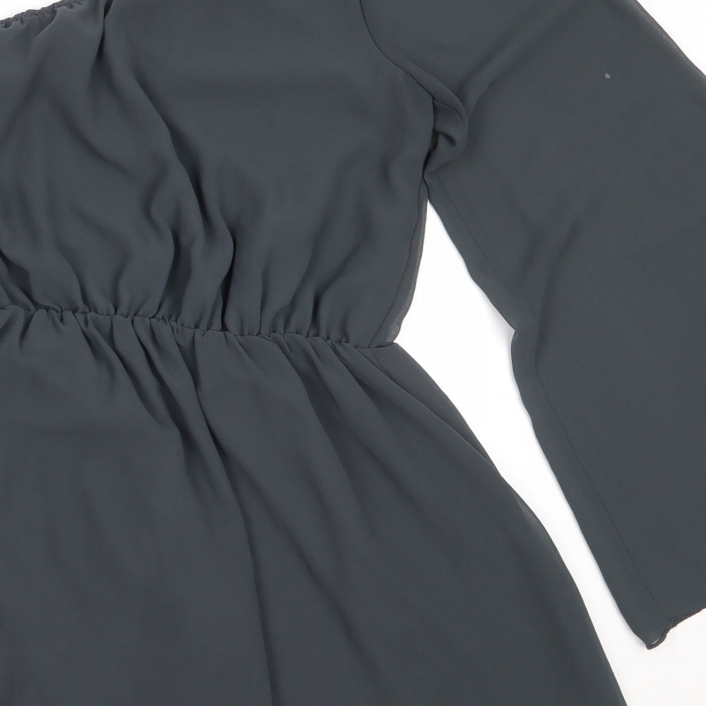Womens UK Size 12 Tsega Green Basic Blouse