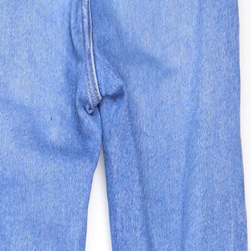 New Look Womens Blue Cotton Skinny Jeans Size 6 L23 in Regular