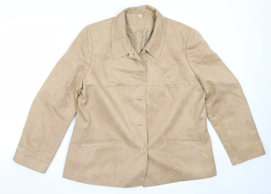 Womens UK Size 20 EWM Beige Jacket