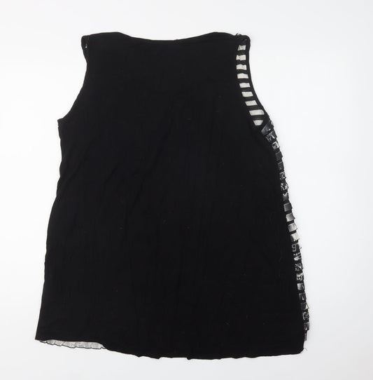 Womens UK Size XL Inspire Black Basic Tank