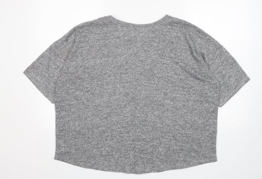 Primark Womens Grey Round Neck Pullover Jumper Size M
