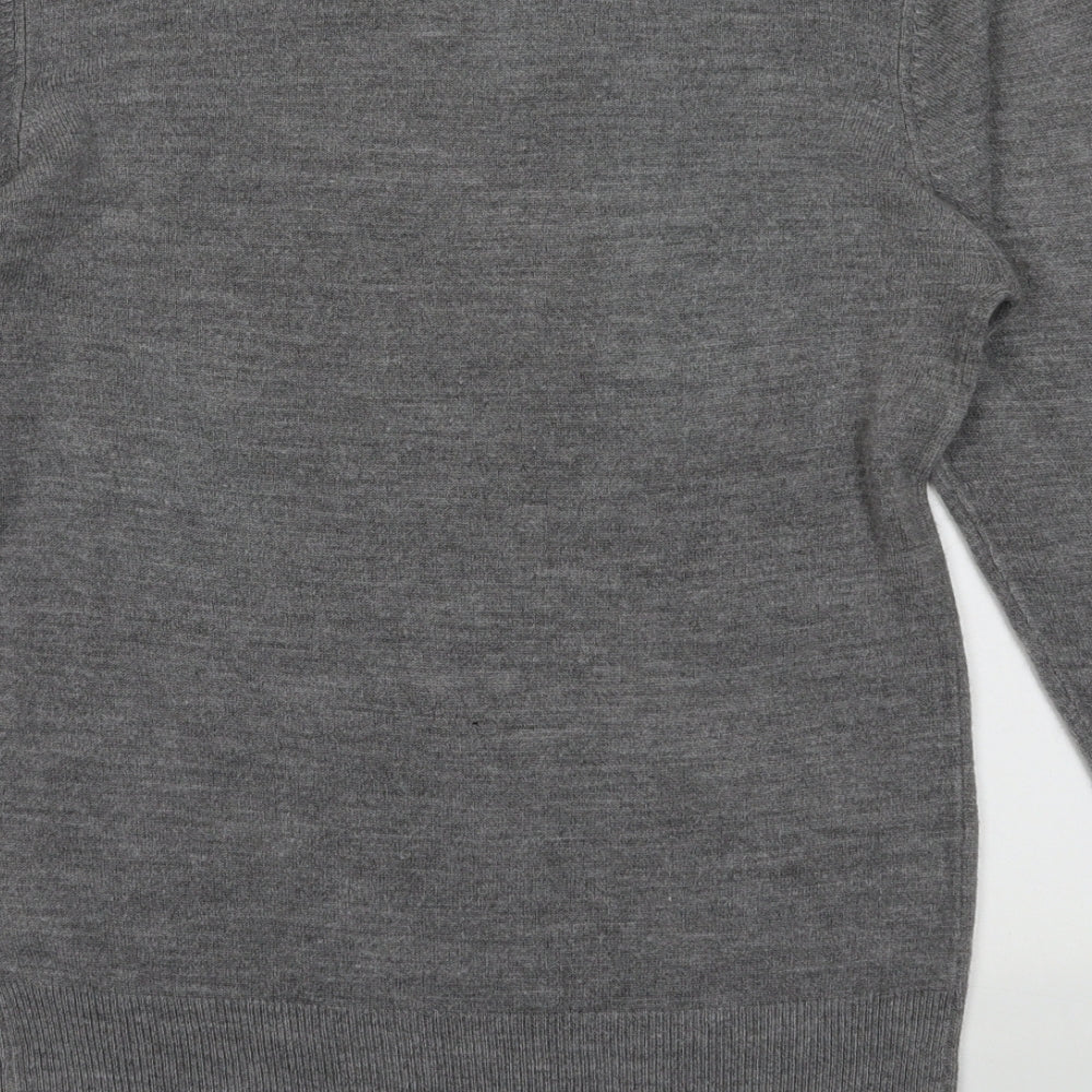 Mens UK Size S Peacocks Grey Pullover Sweatshirt